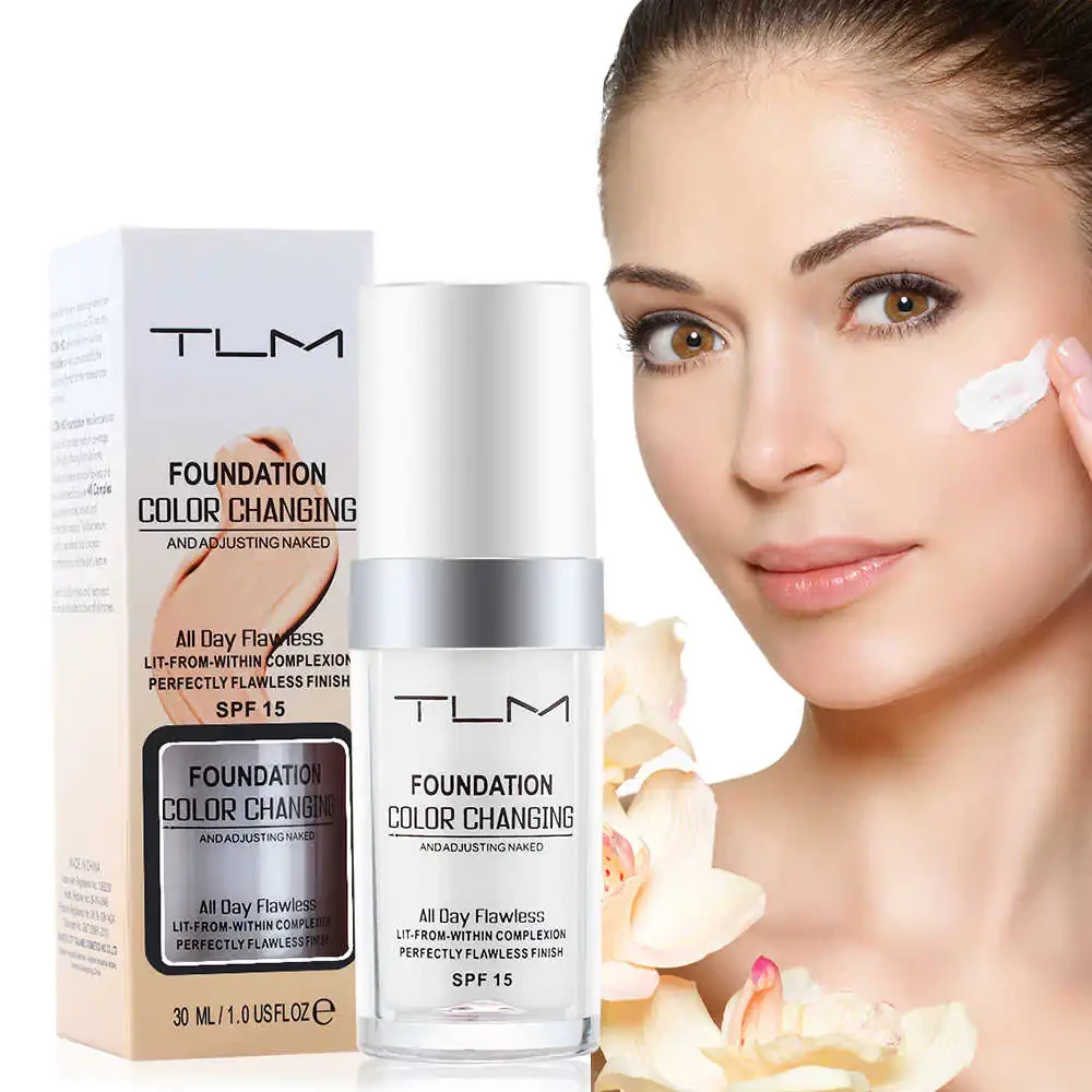Base de maquillaje que cambia de color TLM