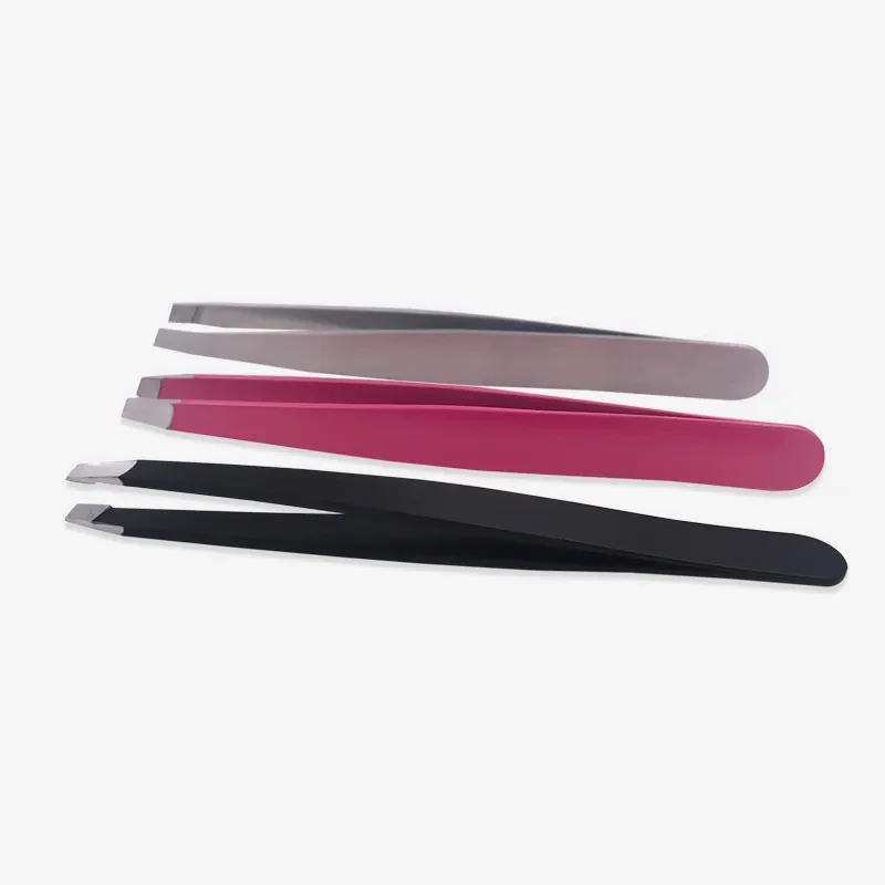 Pinza para recortar cejas y boca, herramienta de belleza, pinza para cejas