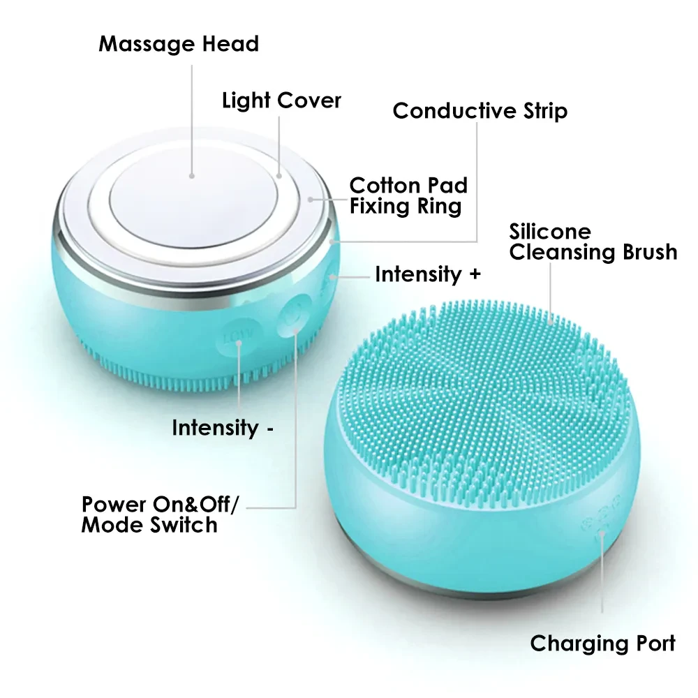 Masajeador eléctrico de limpieza facial