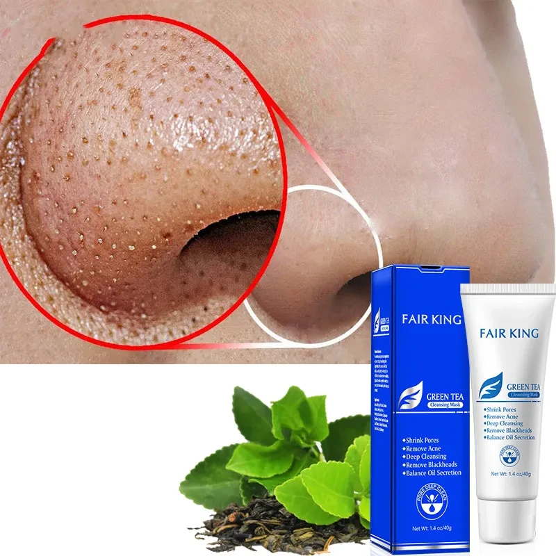Mascarilla de té verde para eliminar puntos negros y grasa
