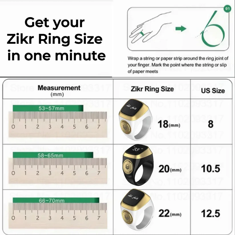 Anillo Tasbih ZikrZen