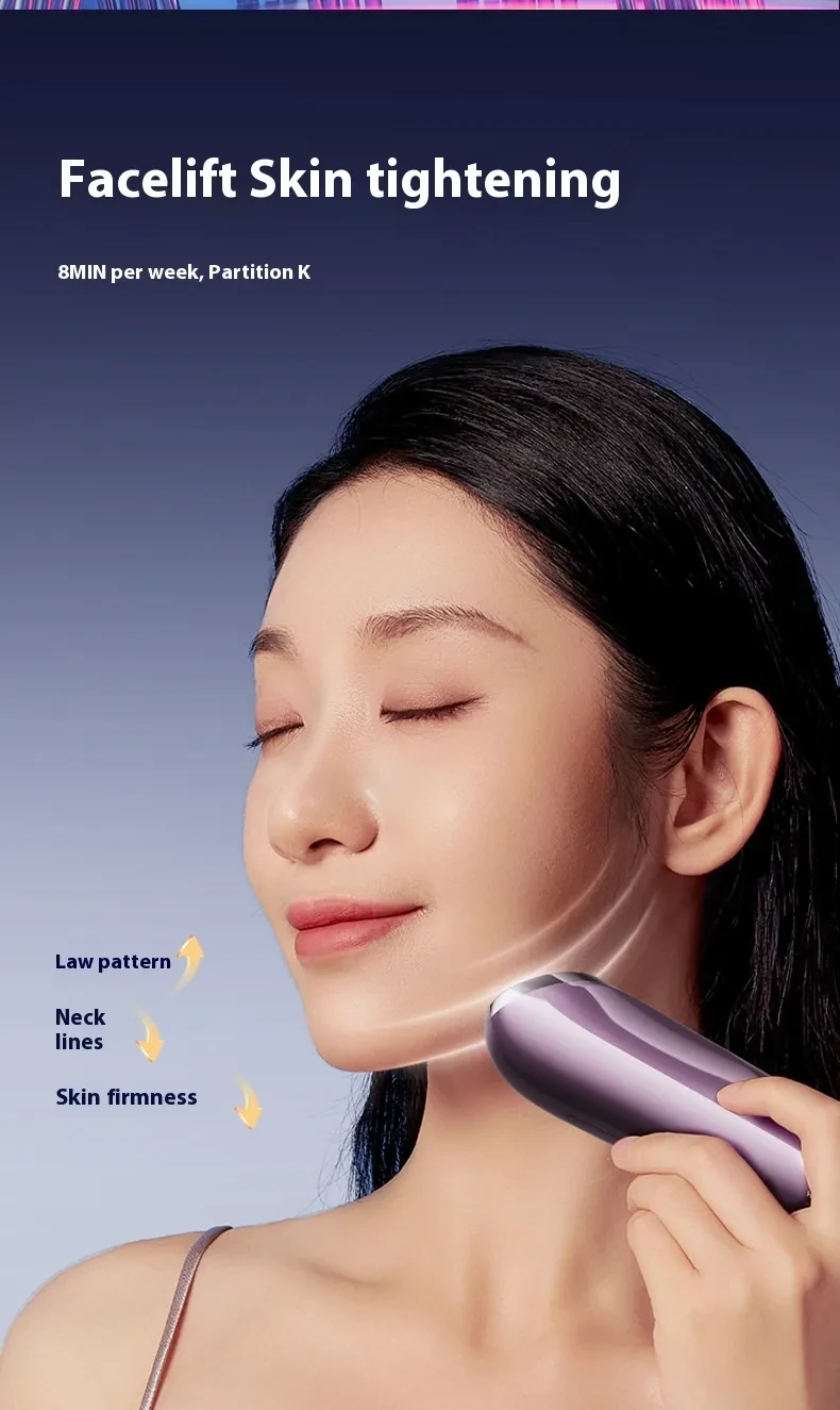 Instrumento de belleza iluminador y rejuvenecedor facial