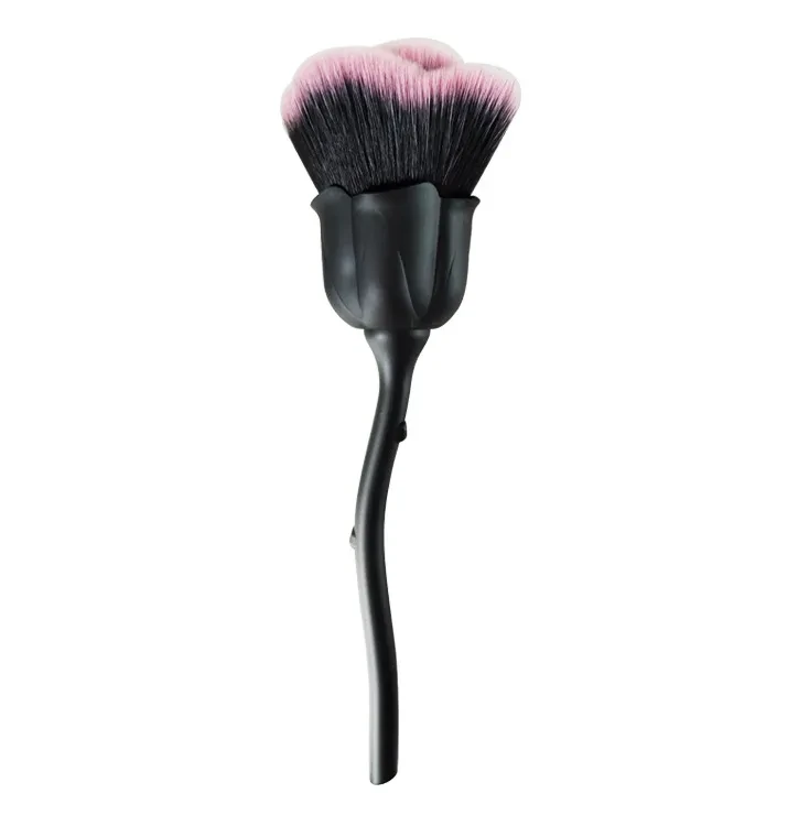 Pincel de maquillaje con forma de rosa individual