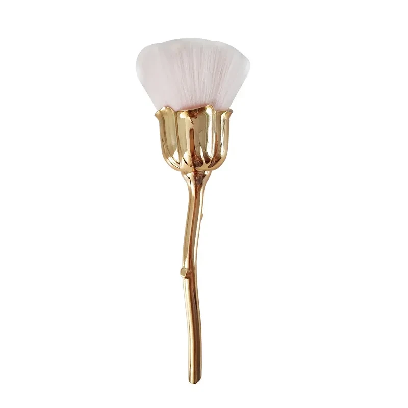 Pincel de maquillaje con forma de rosa individual