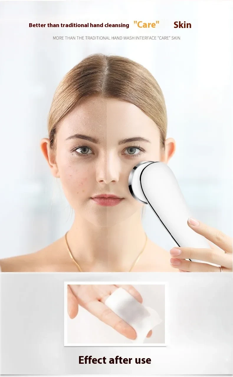 Masajeador de vibración ligera para limpieza facial
