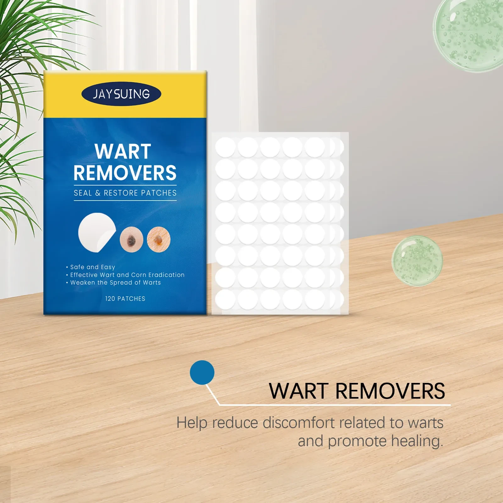 Parche limpiador para el cuidado de la piel