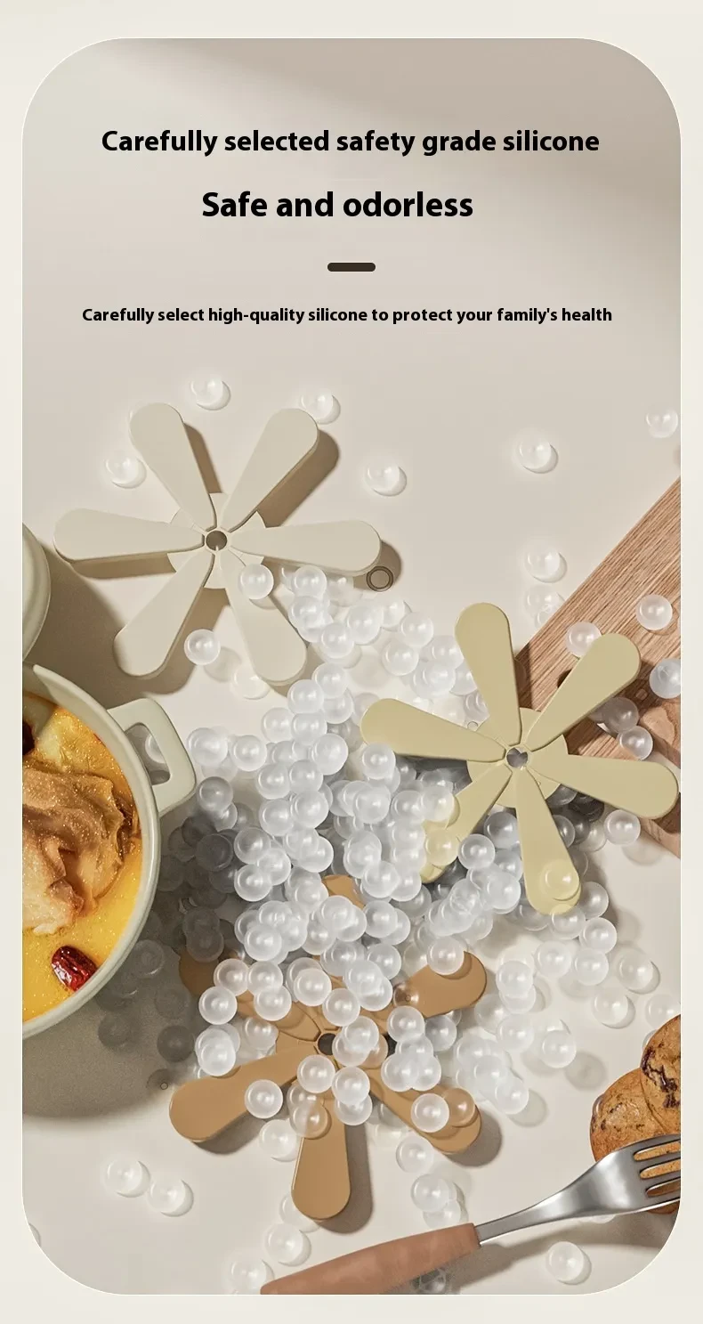 Juego de 4 tapetes de silicona para aislamiento de platos con forma de árbol, posavasos para teteras, ollas calientes, manteles individuales de Halloween, regalo de mesa, utensilios de cocina