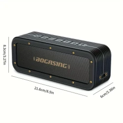 Altavoz portátil BOGASING M4: sonido de 40 W, graves profundos y emparejamiento inalámbrico