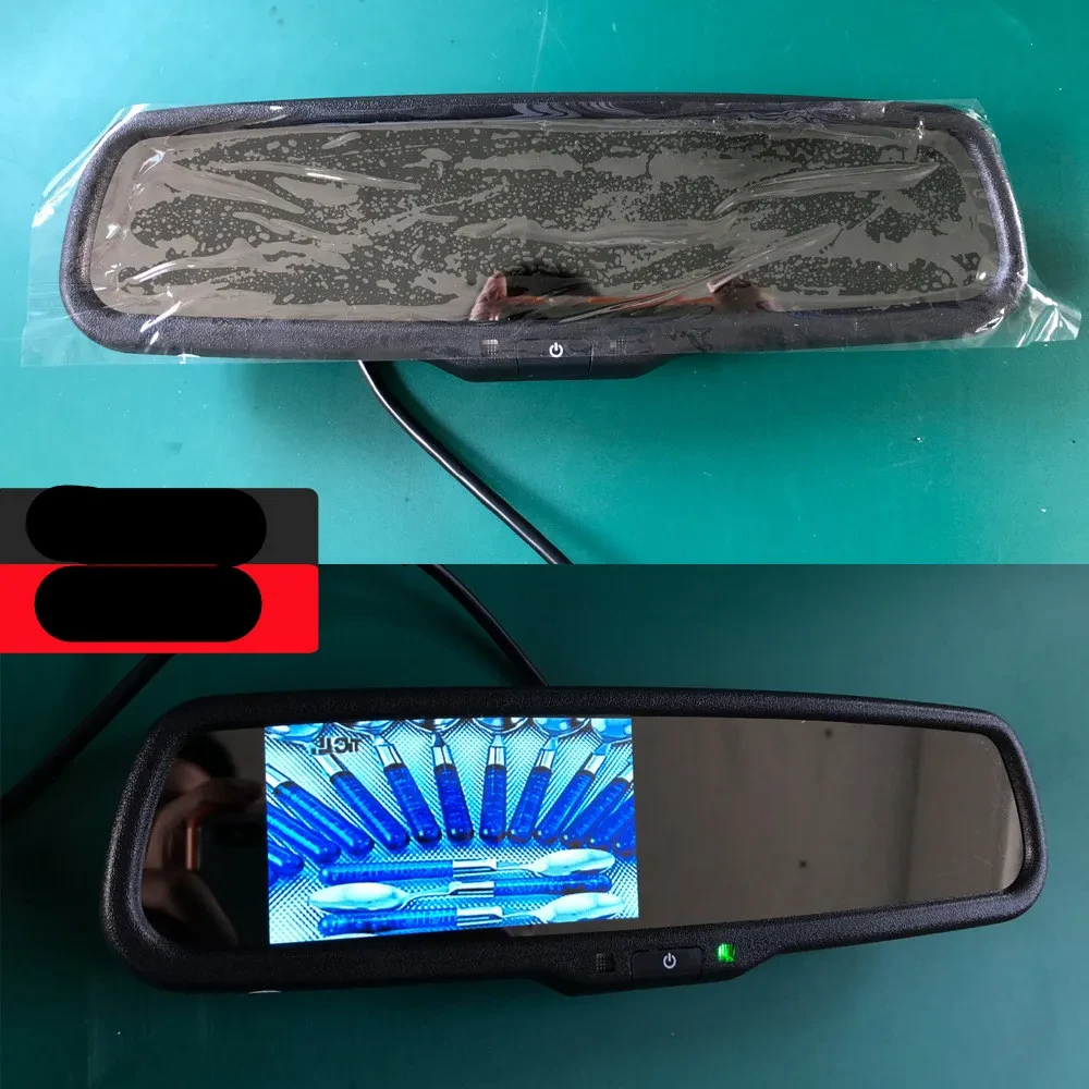 Monitor de 4,3 pulgadas con espejo retrovisor con atenuación automática
