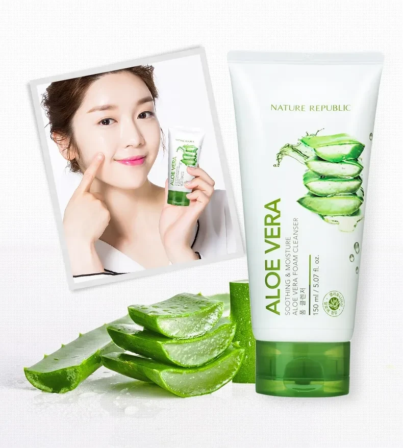 Limpiador en gel de aloe vera