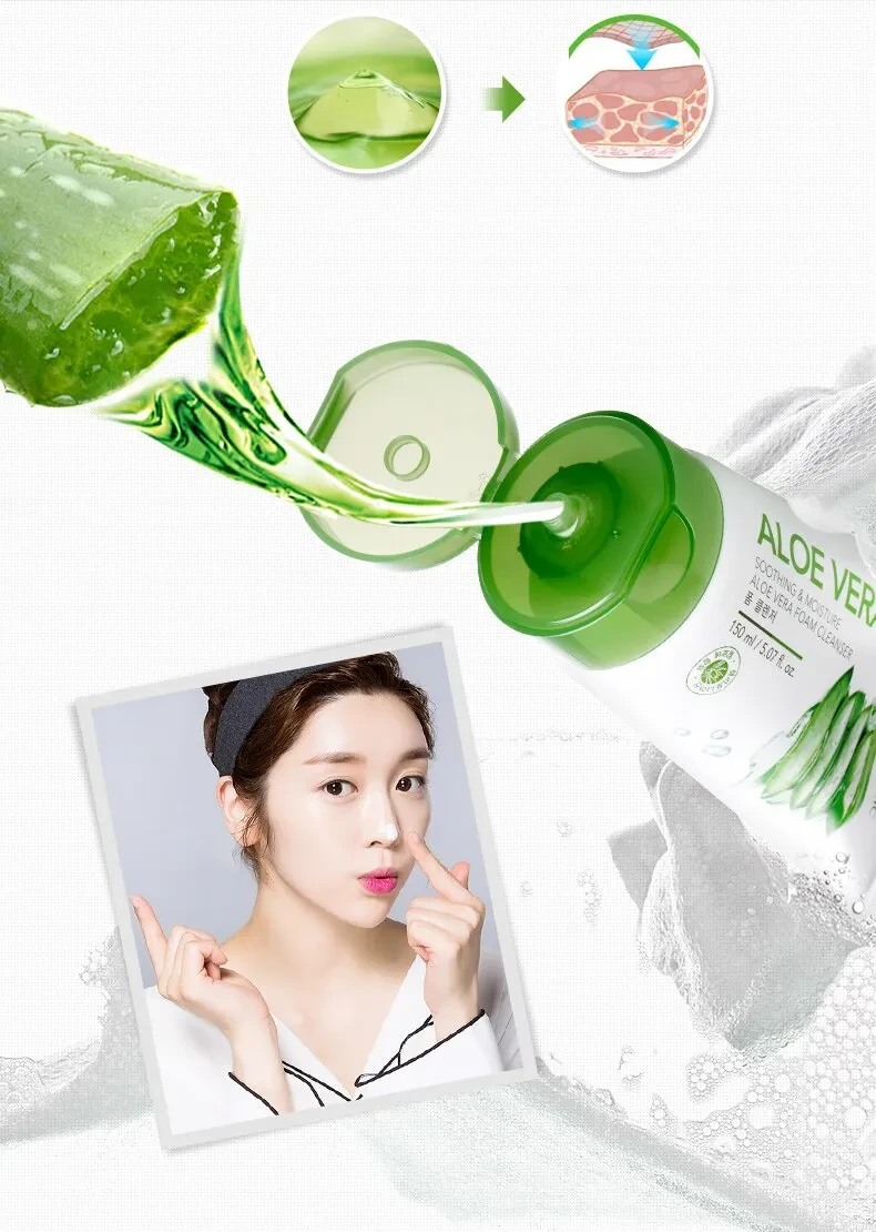 Limpiador en gel de aloe vera