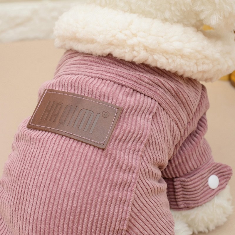 Chaqueta suave de invierno para perros