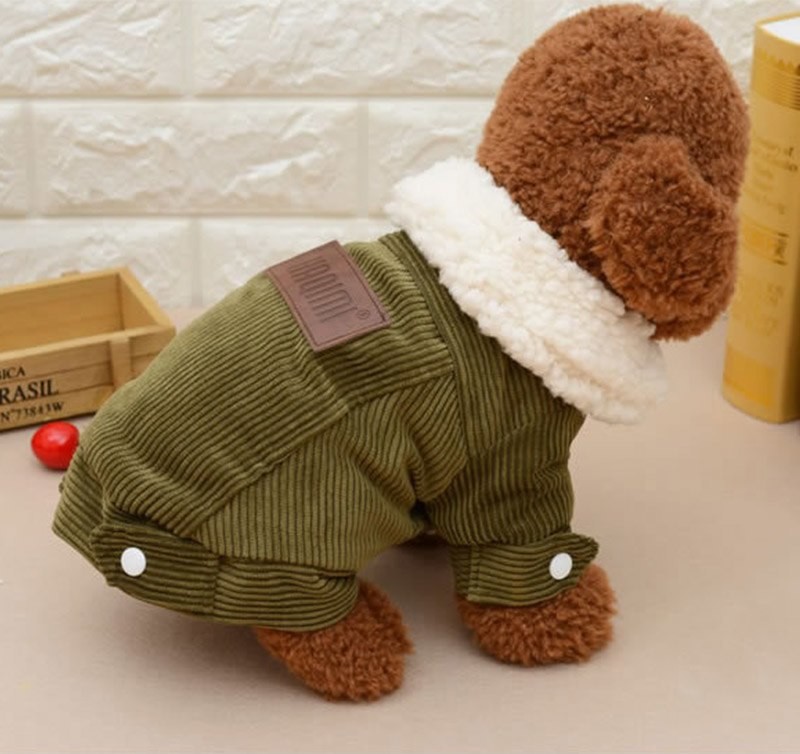 Chaqueta suave de invierno para perros