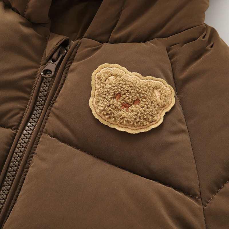 Abrigo de invierno para bebé, chaqueta acolchada de algodón de invierno
