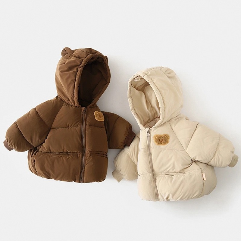 Abrigo de invierno para bebé, chaqueta acolchada de algodón de invierno