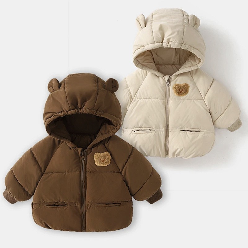Abrigo de invierno para bebé, chaqueta acolchada de algodón de invierno
