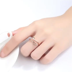 Anillos musicales ajustables de joyería de lujo
