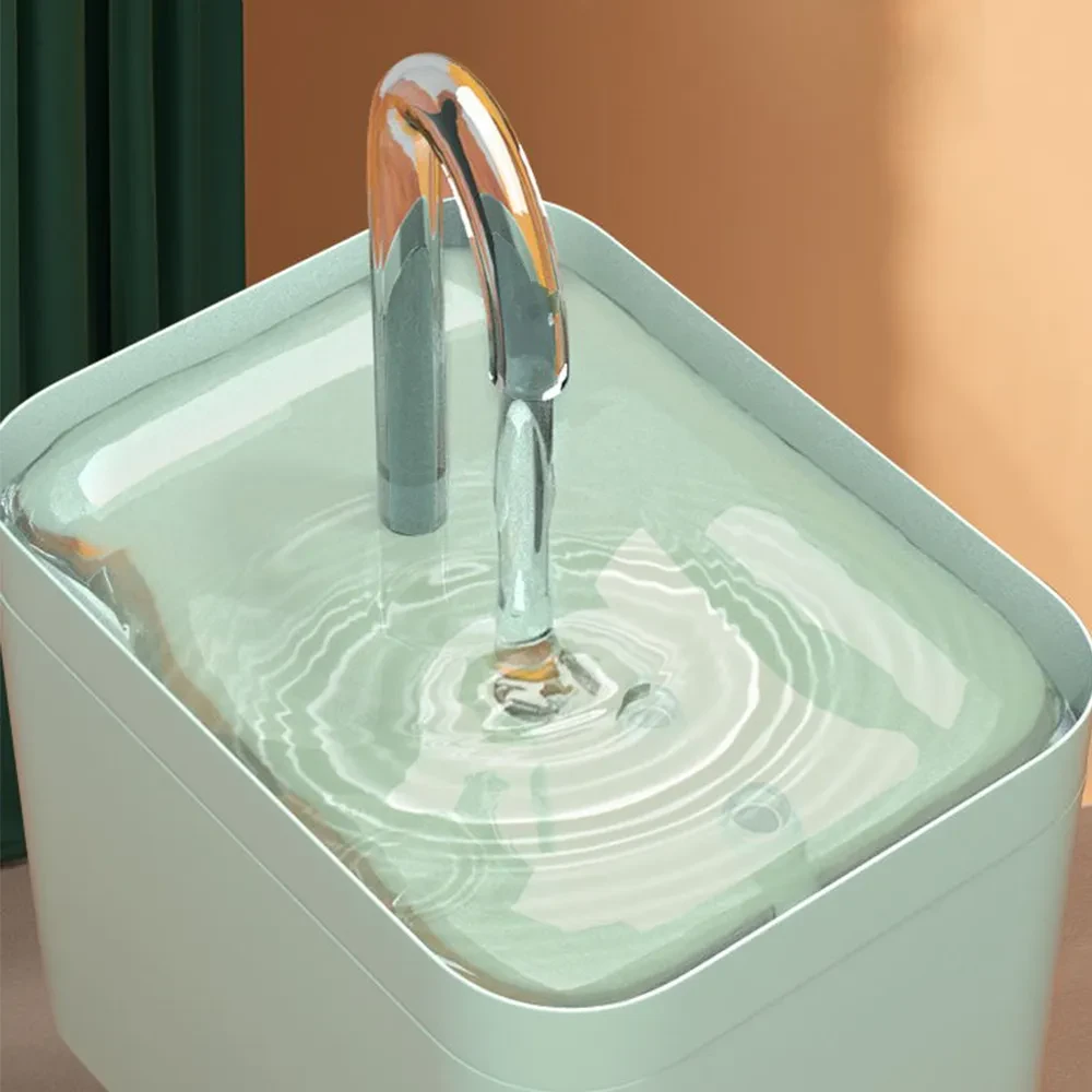 Fuente de agua automática para gatos con filtro automático