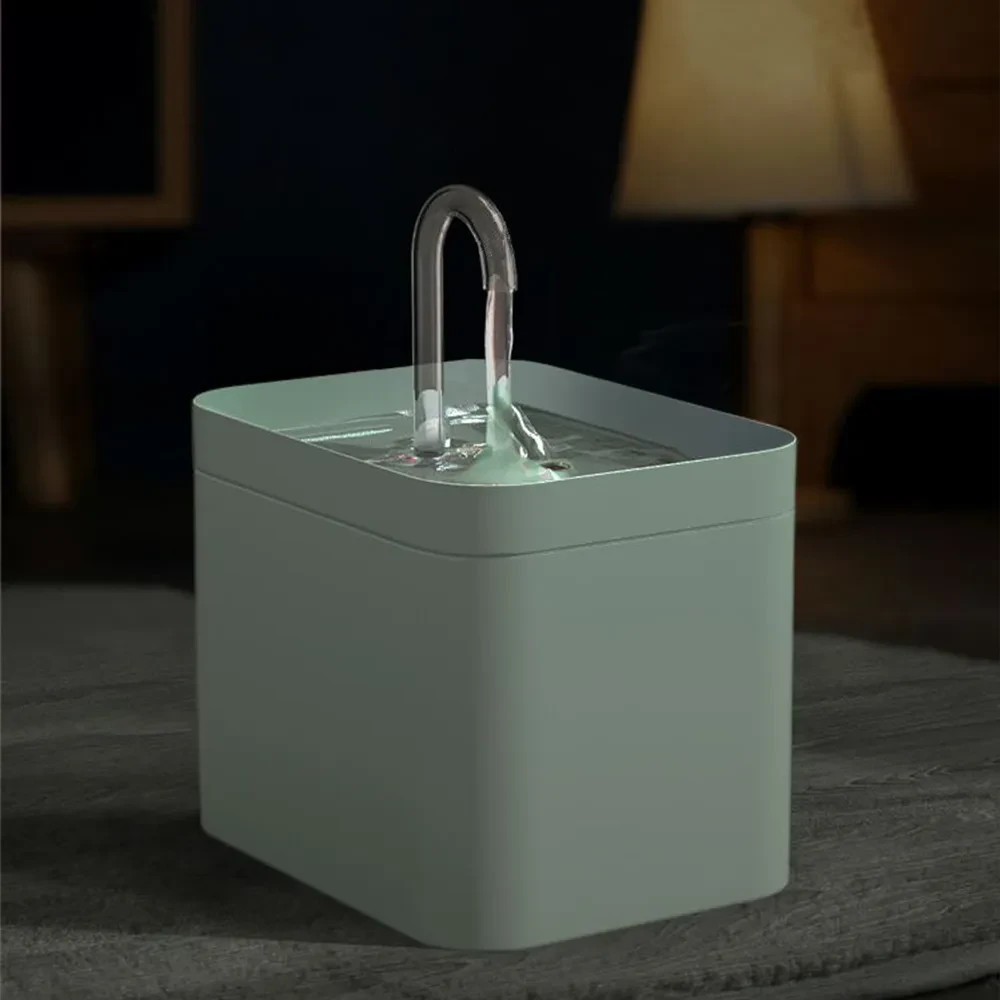 Fuente de agua automática para gatos con filtro automático