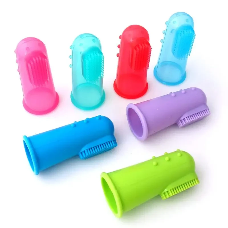 Cepillo de dientes de dedo súper suave para mascotas
