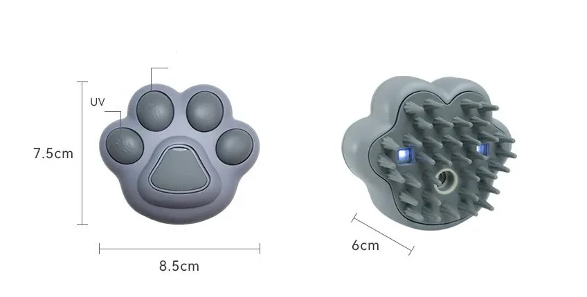 Peine depilatorio a vapor para mascotas