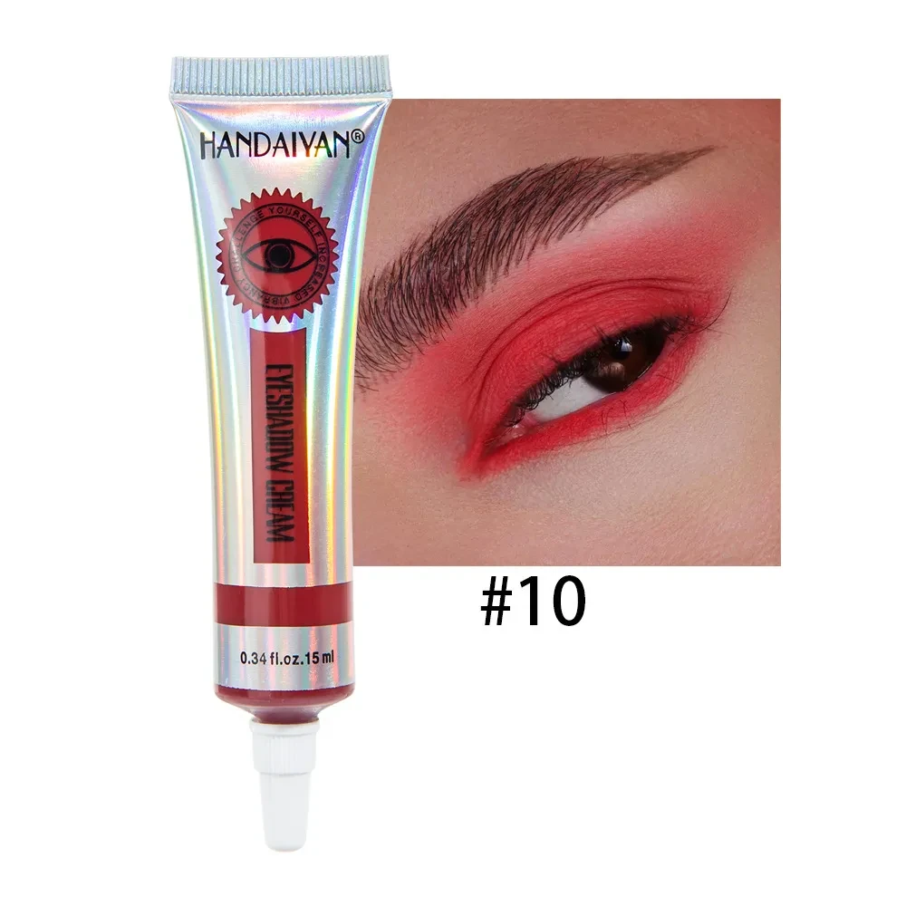 Sombras de ojos de 12 colores mate de larga duración