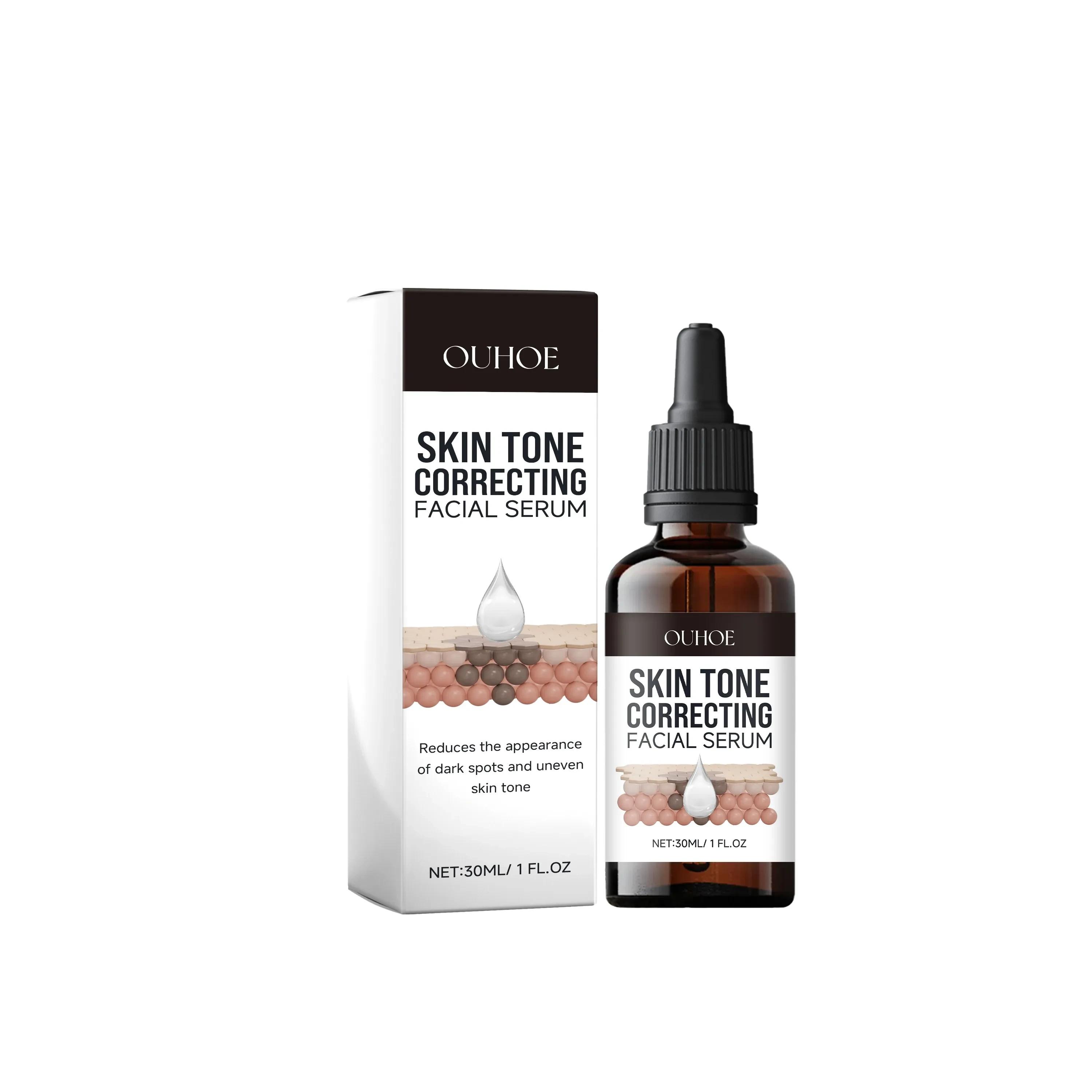 Suero facial corrector del tono de piel