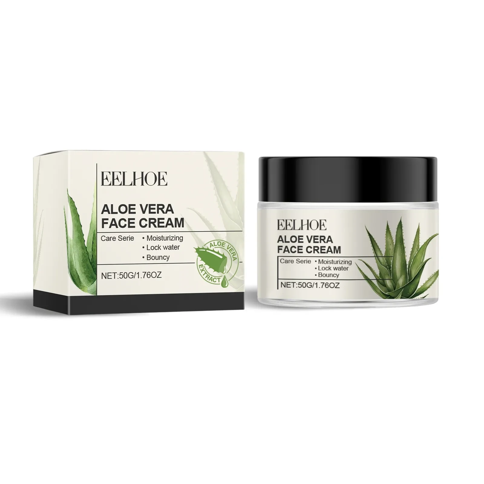 Crema facial calmante de aloe