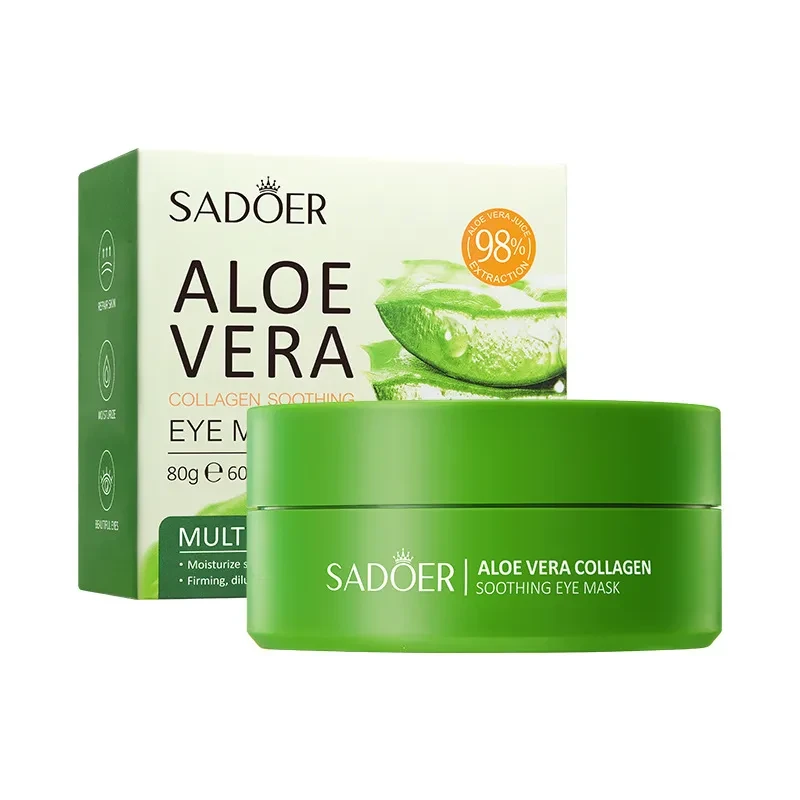 Mascarilla calmante para ojos con aloe y colágeno