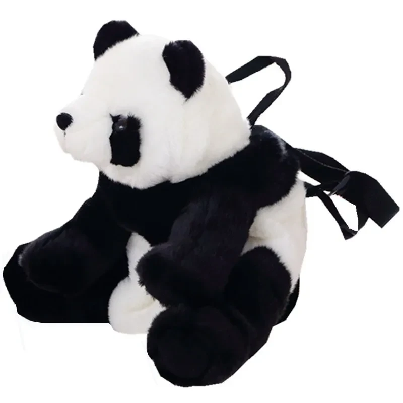 Mochila de panda de peluche