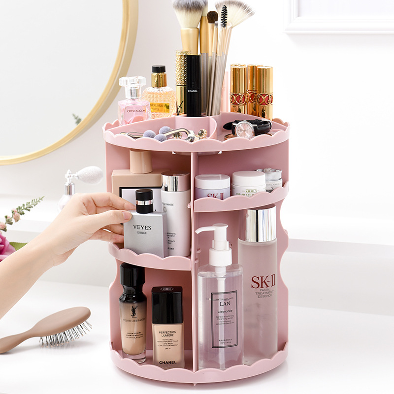 Caja de almacenamiento de cosméticos multifunción