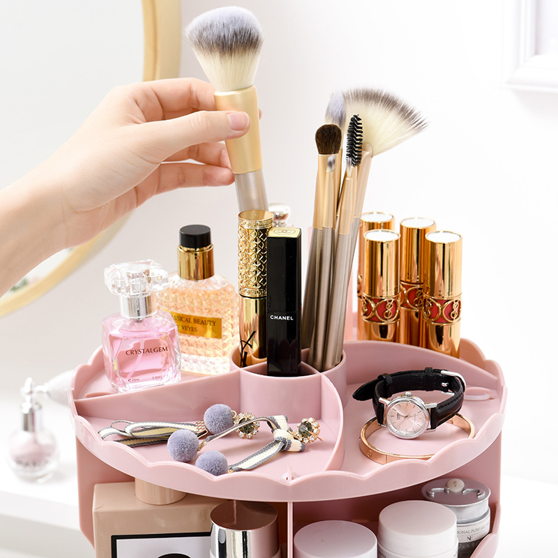 Caja de almacenamiento de cosméticos multifunción