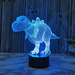 DinoGlow Night Light: Cartoon Cute Dinosaur (Plug and remote control)