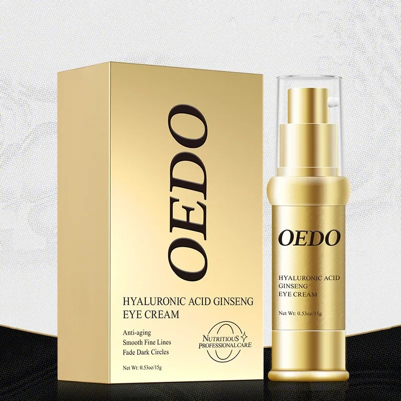 Crema para ojos refinadora con ácido hialurónico y ginseng