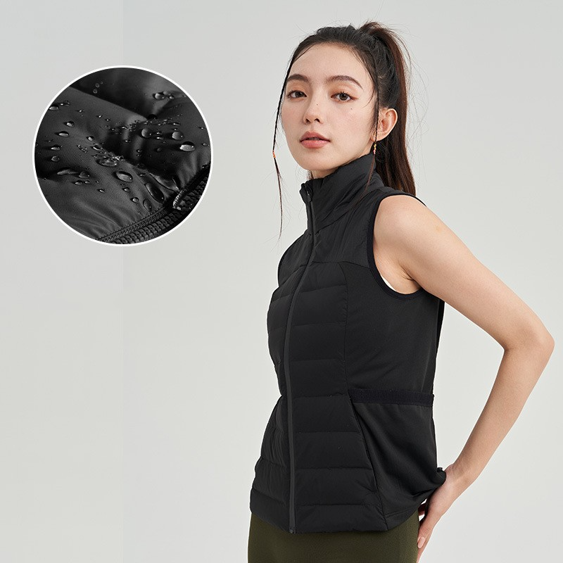Chaqueta de plumas para yoga y deportes al aire libre en invierno
