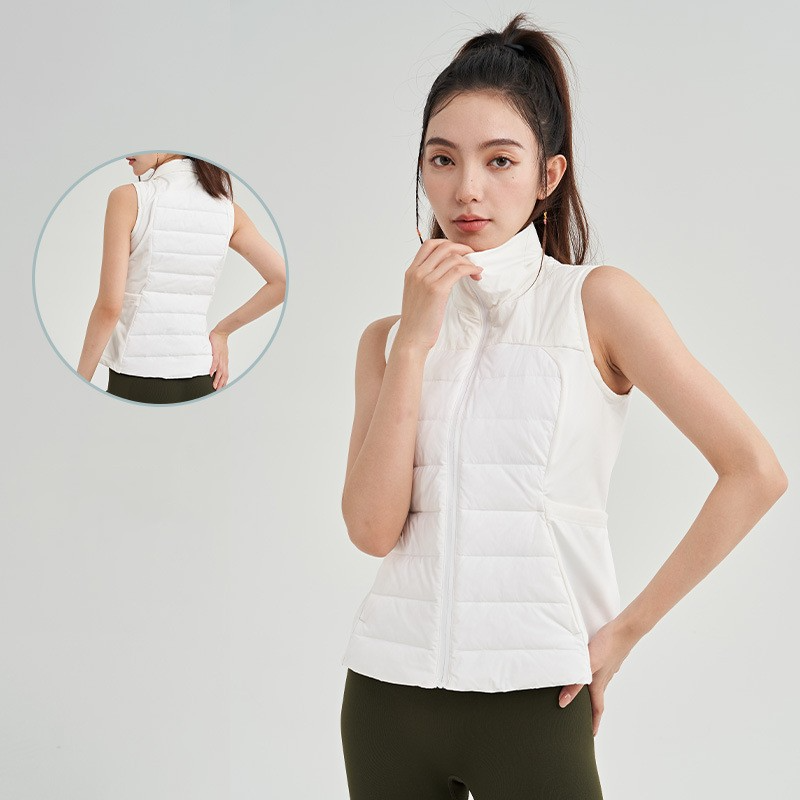Chaqueta de plumas para yoga y deportes al aire libre en invierno