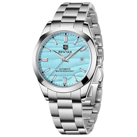 Nuevo reloj mecánico luminoso con calendario de moda simple para hombre