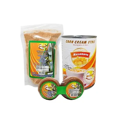 Combo Mazamorra y Panela Pulverizada (Mazamorra y Caña de Azúcar Cruda en Polvo)