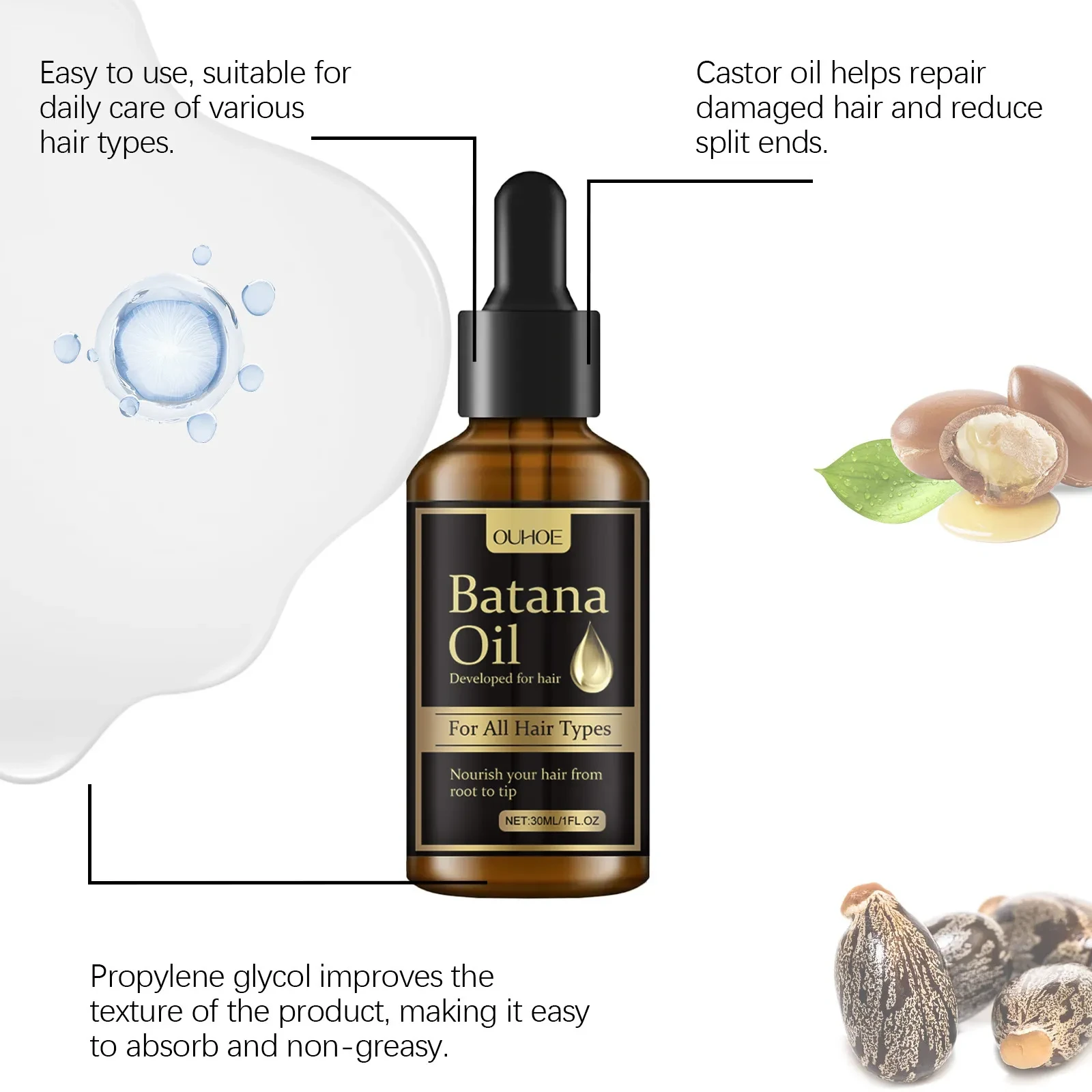 Cuidado del cabello Nutritivo Hidratante Suave