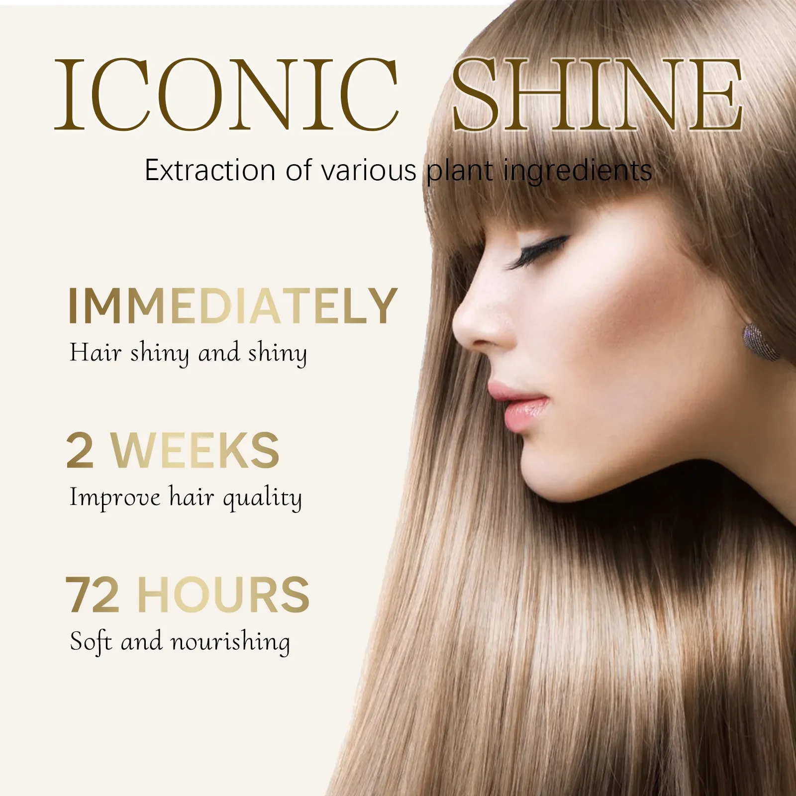 Spray de keratina para el cuidado del cabello, reparación y mejora