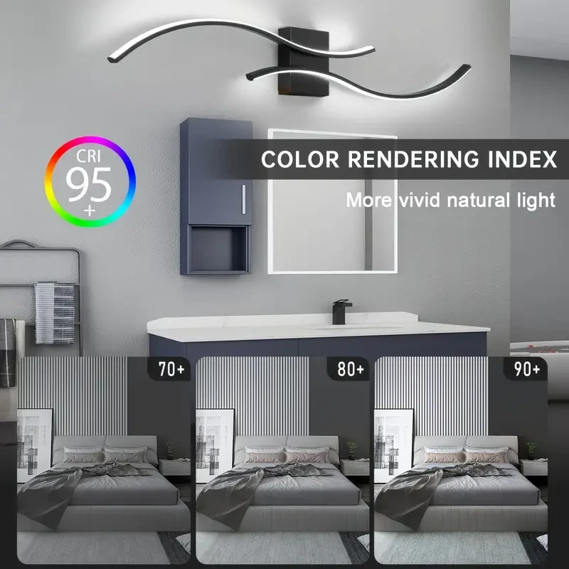 Aplique de pared LED de ambiente brillante