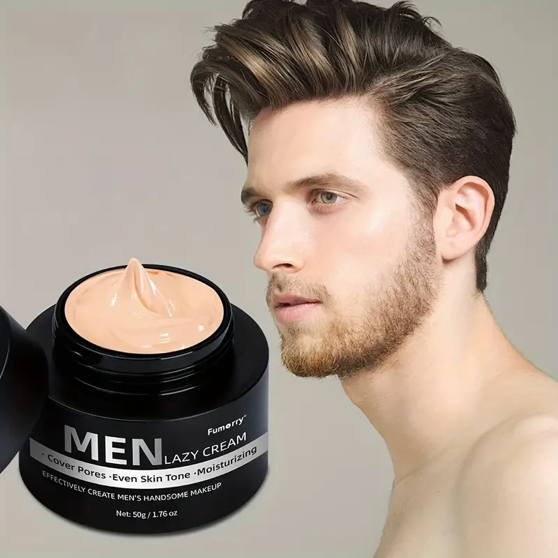 Corrector de cobertura total para hombres: humectante y corrector del tono de piel