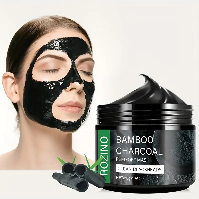 Mascarilla facial de perla negra ROZINO: hidratante y refina los poros