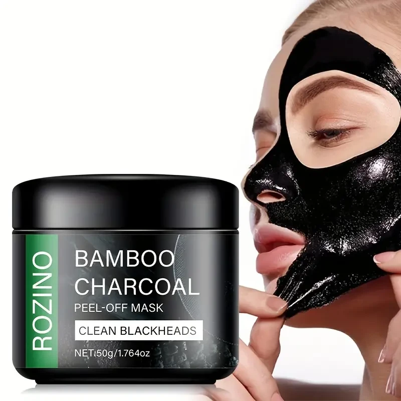 Mascarilla facial de perla negra ROZINO: hidratante y refina los poros