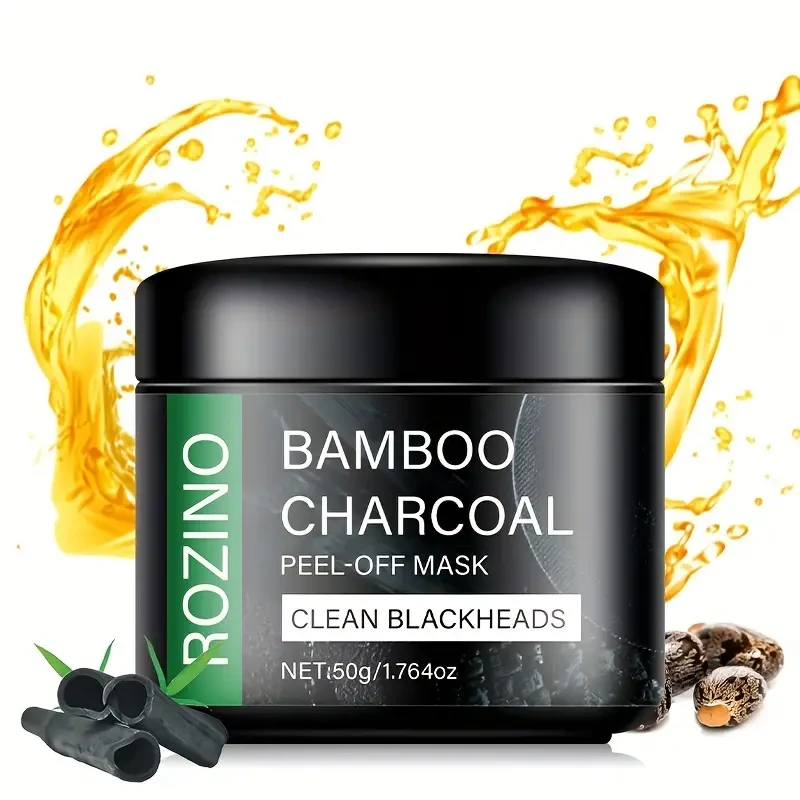 Mascarilla facial de perla negra ROZINO: hidratante y refina los poros