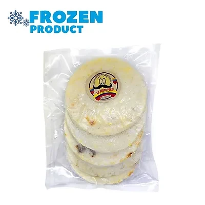 Arepas de maíz blanco (Hominy arepas) 5 Unidades