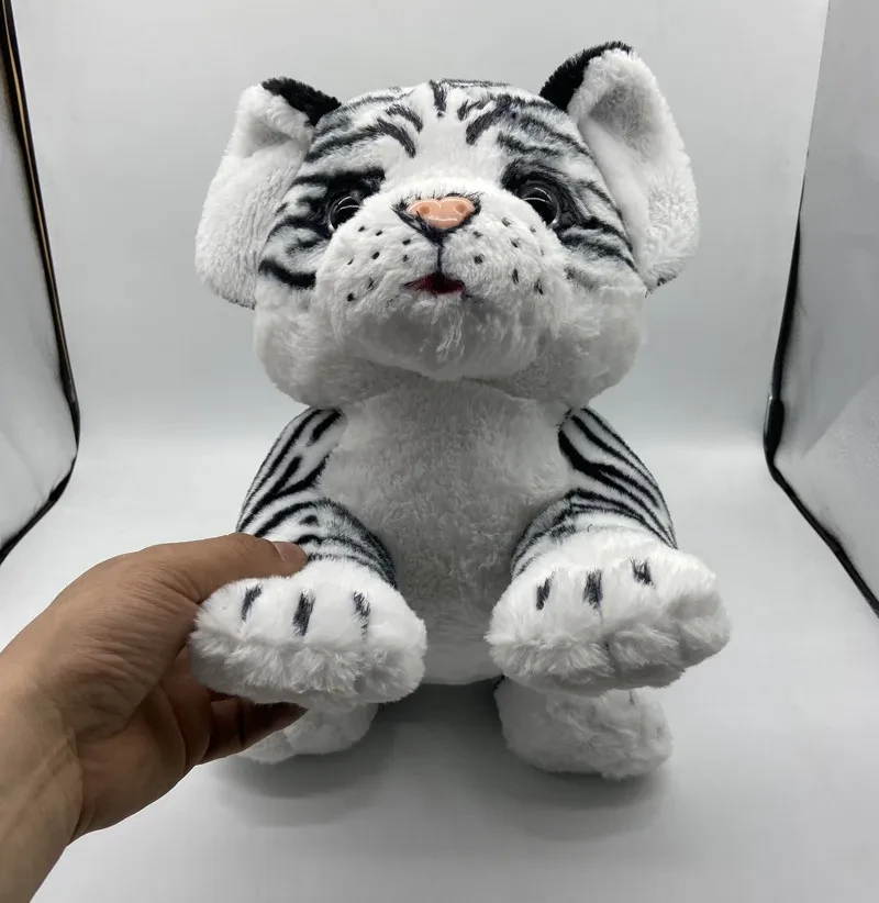 Auténtico amigo mascota juguete de peluche curioso tigre mascota juguete niña