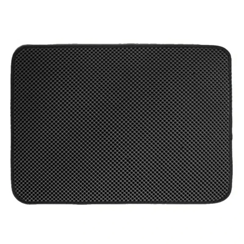 Esterilla impermeable para arena de gatos, EVA, doble capa