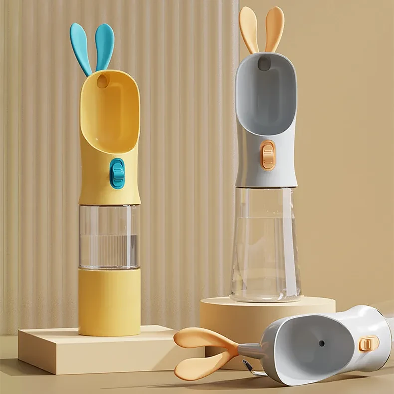 Botella de agua portátil para mascotas para viajes al aire libre