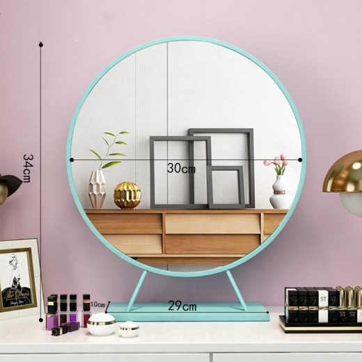 Espejo redondo de princesa